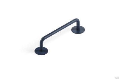 Tirador alargado para muebles Milano 96 Metal Blue
