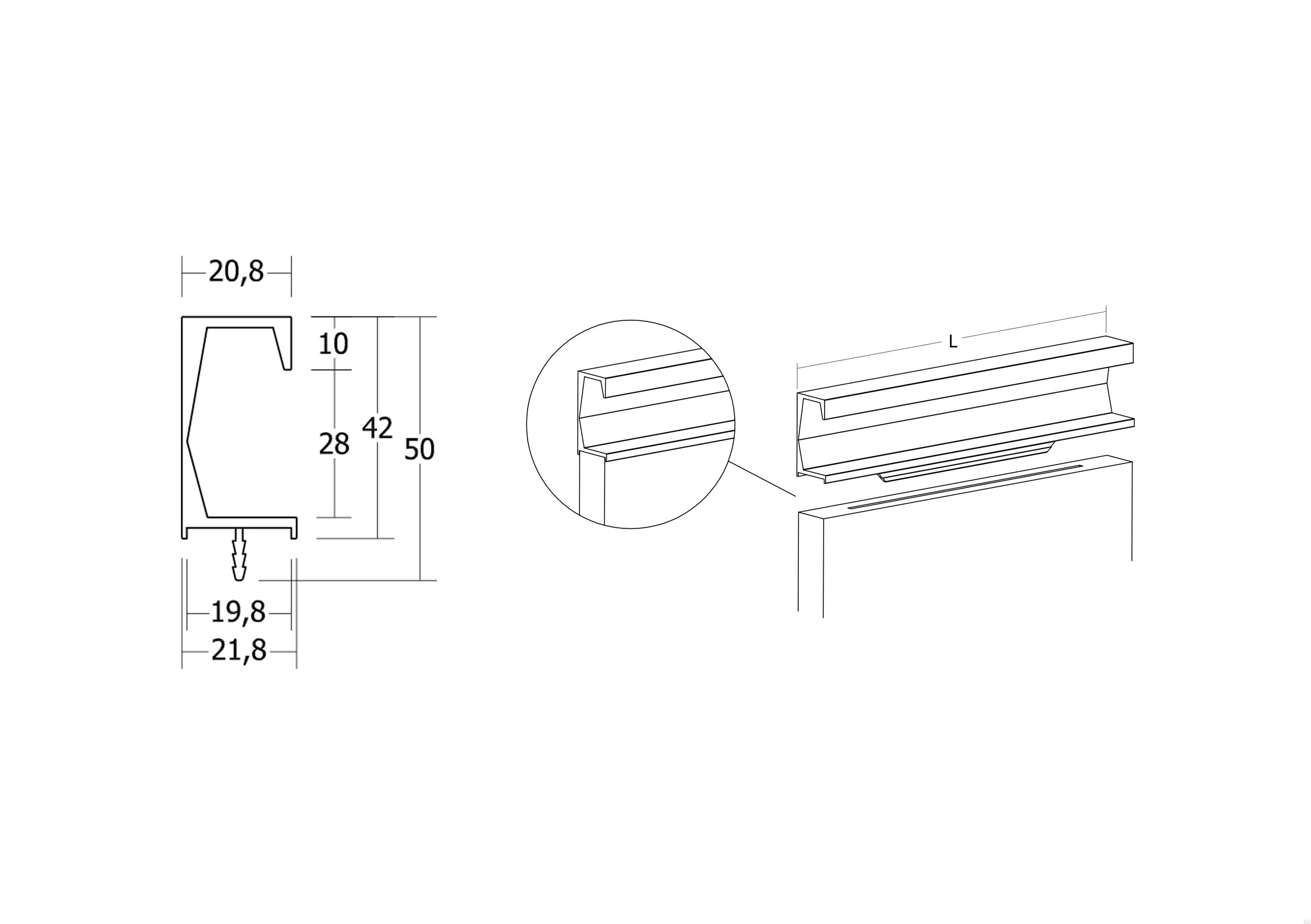 0666197LMT1--Uchwyt-meblowy-wpuszczany-Six-197-Aluminiowy-Biały-Mat-Viefe-Skandynawskie-Uchwyty_2