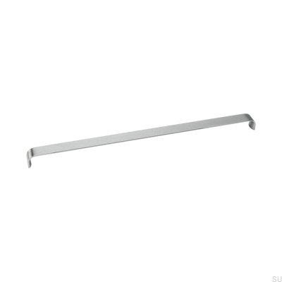 Tirador para mueble rectangular Sense 480 Plata cepillado