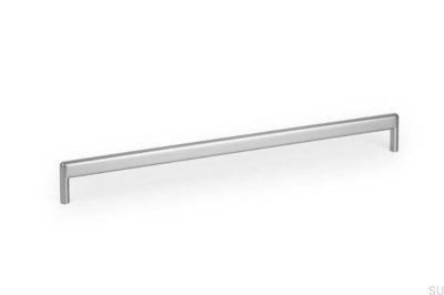 Tirador alargado para muebles de níquel cepillado de metal Beam 320