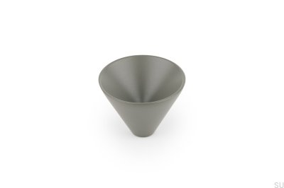 Pomo para mueble Conic 29 metal gris verde