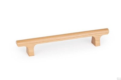 Tirador alargado para muebles de madera de roble de 160 mm de Hinoki Wood