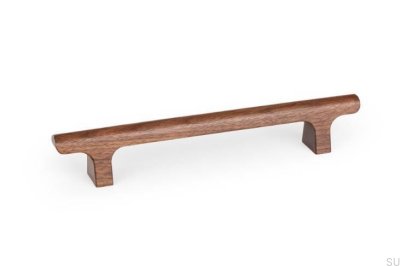 Tirador para muebles de madera de nogal de 160 mm de Hinoki Wood