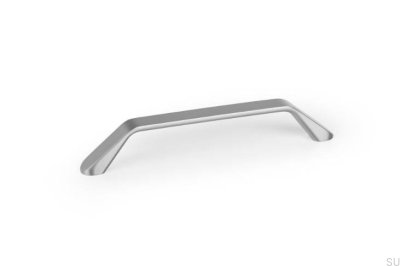 Tirador largo para mueble Dropp 160 Aluminio Niquelado Cepillado