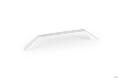 Tirador largo para mueble Dropp 160 Aluminio Blanco Mate