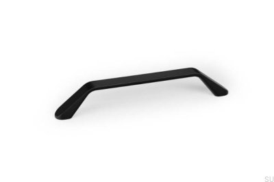 Tirador largo para muebles Dropp 160 Aluminio Negro Mate