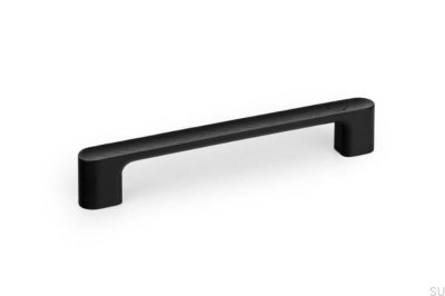 Tirador para muebles de madera Luv Wood 160 en color negro mate