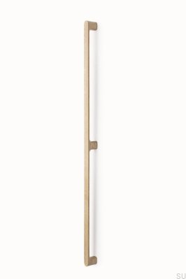 Tirador para muebles alargado de madera de roble sin barnizar Luv Wood Big 992
