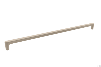 Tirador alargado para muebles Aqua 480 Metal Cream