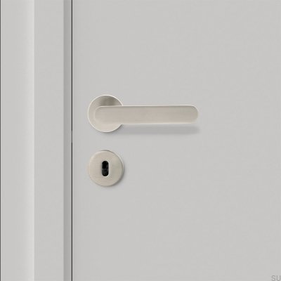 Tirador de puerta Vibe Plain, plata cepillada, estándar escandinavo