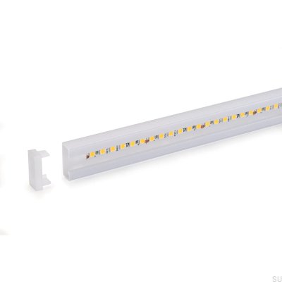 Perfil LED Sunup 2000 Aluminio Plata (incluye tornillos)