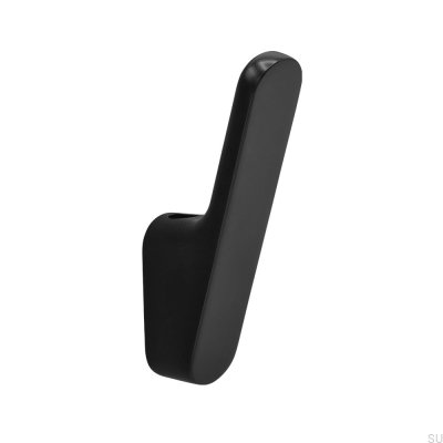 Perchero de pared Vibe Plain de metal negro mate