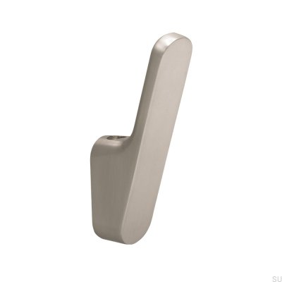 Perchero de pared Vibe Plain de metal plateado cepillado