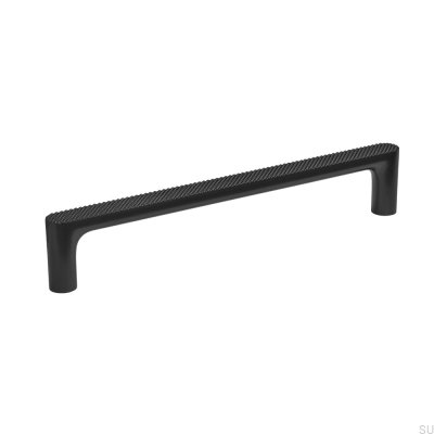 Tirador para muebles Vibe Grip 160 de metal negro mate