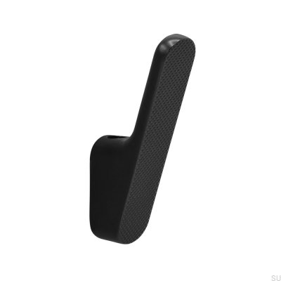 Perchero de pared Vibe Grip de metal negro mate