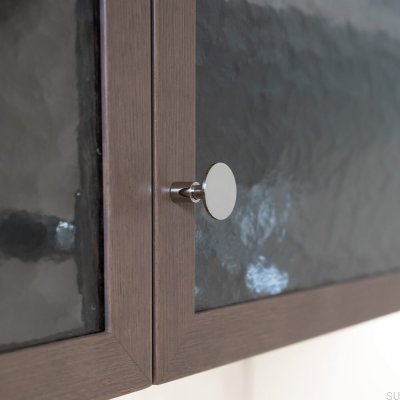 Pomo para mueble Jubilee 28, latón, plata, níquel pulido