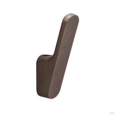 Perchero de pared Vibe Grip de metal marrón oscuro