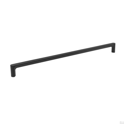 Tirador alargado para muebles Aqua-Rama 320 de metal negro
