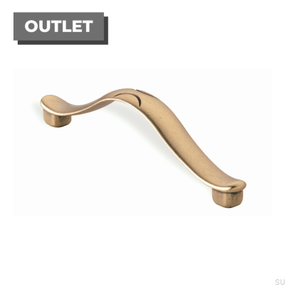 Tirador para mueble alargado 1197 96 Oro Antiguo