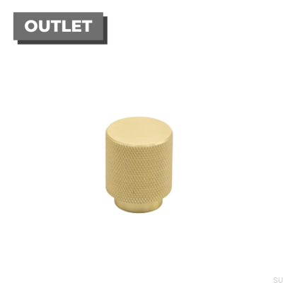 Pomo para mueble Helix 38 Oro Cepillado