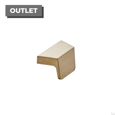Pomo para mueble Envelope Gold Brushed