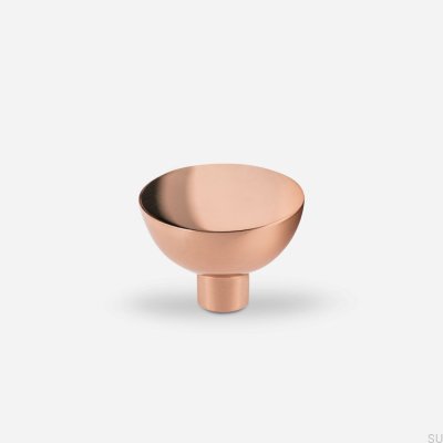 Pomo para mueble Luna M Cobre Pulido