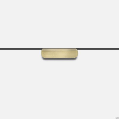Tirador para mueble de borde Else Latón Cepillado Sin pintar