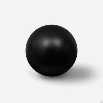 Pomo para mueble Odete M, latón lacado negro
