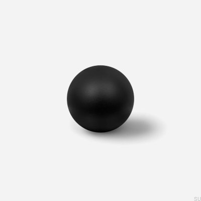 Pomo para mueble Odete S, latón lacado negro