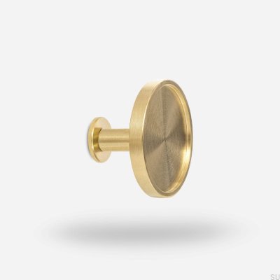 Colgador de pared Ina L W Latón, cepillado sin pintar