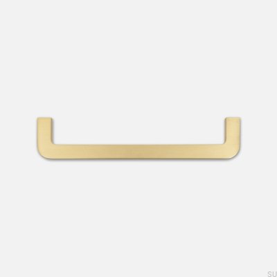 Tirador para mueble longitudinal Isa M 160 Latón Cepillado