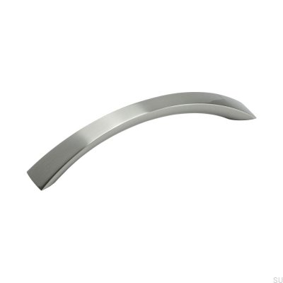 Tirador para mueble rectangular 21213128 Plata pulido (aspecto inox)