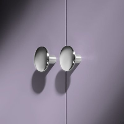 Pomo para mueble Celine M 35 Latón Plata Cromo