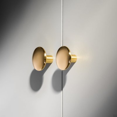 Pomo para mueble Celine M 35, latón pulido