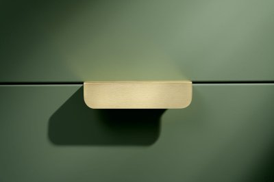 Tirador para mueble Edge Edit Matt 100 Latón Cepillado Mate