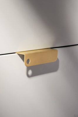 Tirador para mueble Edge Edit O Matt 100 Latón Cepillado Mate