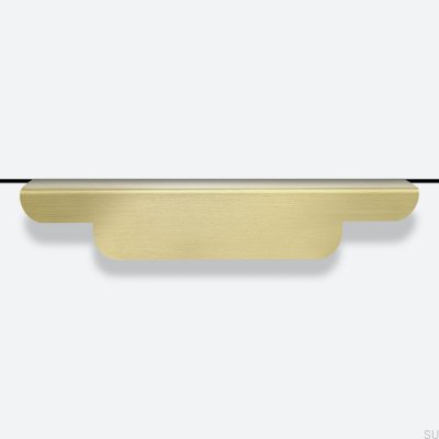 Tirador para mueble Tilda Matt 160 borde latón dorado cepillado mate