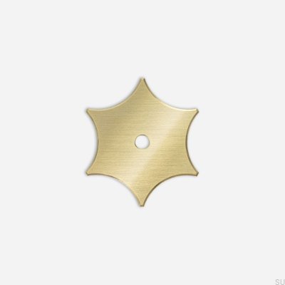 Mantel individual Pillow Star 35 de latón cepillado