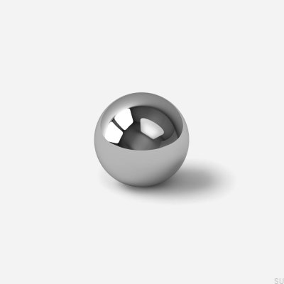 Pomo para mueble Odete S Latón Plata Cromo