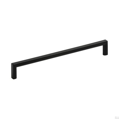 Tirador para mueble largo Soft 192 Metal Negro