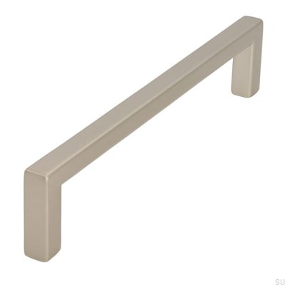 Tirador alargado para mueble 2108 128 Metal Plata Mate