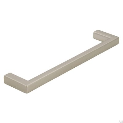 Tirador alargado para mueble 2108 128 Metal Plata Mate