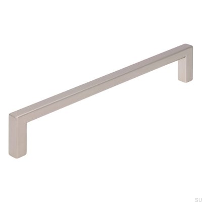 Tirador alargado para mueble 2108 160 Metal Plata Mate