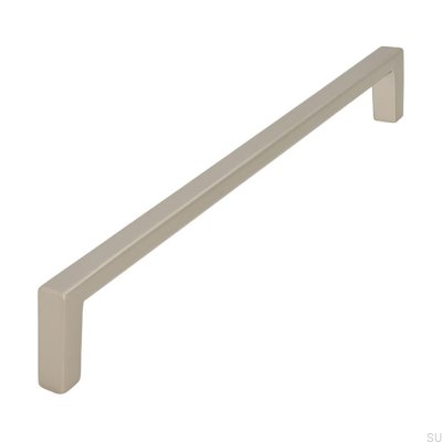 Tirador alargado para mueble 2108 192 Metal Plata Mate