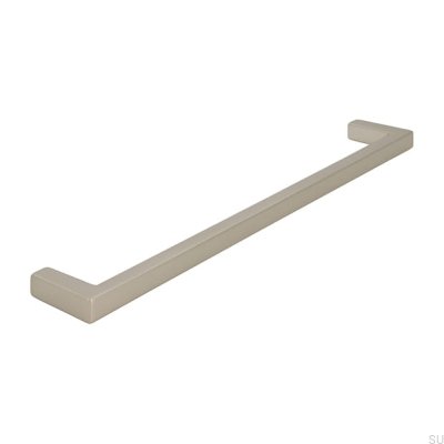 Tirador alargado para mueble 2108 192 Metal Plata Mate