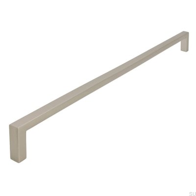 Tirador alargado para mueble 2108 320 Metal Plata Mate
