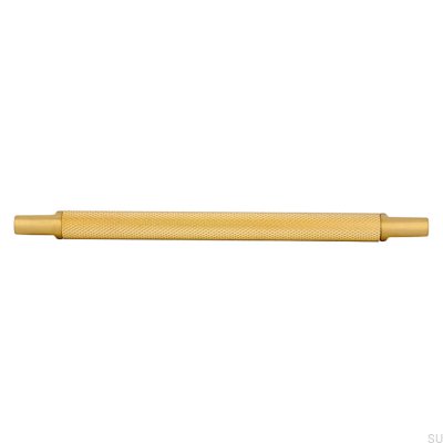 Tirador alargado para mueble 2457 160 Aluminio Dorado Cepillado