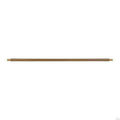 Tirador alargado para mueble 2457 480 Aluminio Oro Antiguo