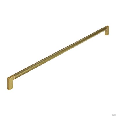 Tirador alargado para mueble 2457 480 Oro Antiguo