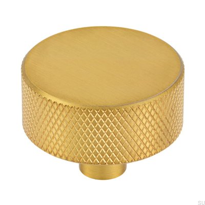 Pomo para mueble 2464 33 Aluminio Oro Cepillado